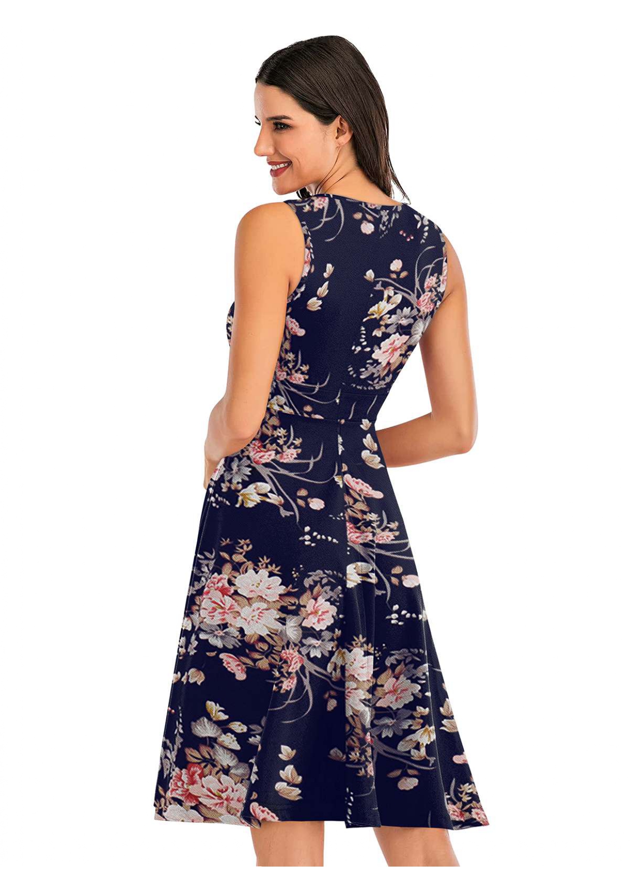 Knee-Length Floral Dresses for Women
